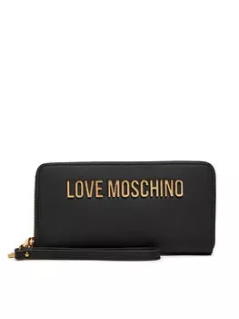 Большой кошелек Love Moschino, черный
