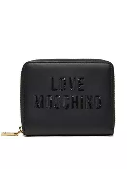Большой кошелек Love Moschino, черный