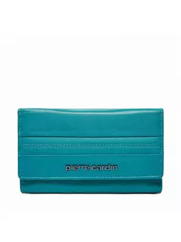 Большой кошелек Pierre Cardin, бирюзовый
