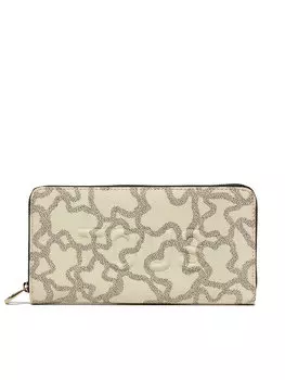 Большой кошелек Tous, бежевый