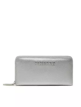 Большой кошелек Valentino, серебряный