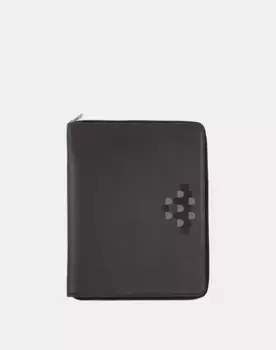 Большой кожаный держатель для документов формата А4, кожаный держатель для iPad Dudu, темно-серый