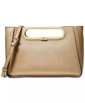 Большой кожаный клатч-трансформер Chelsea Michael Kors, черный