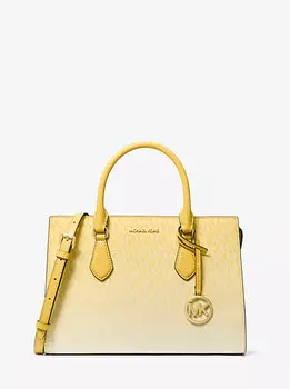 Большой кожаный континентальный кошелек Hamilton Michael Kors, черный