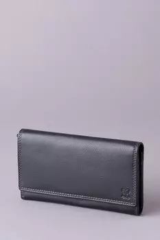 Большой кожаный кошелек Lakeland Lakeland Leather, черный