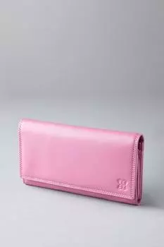 Большой кожаный кошелек Lakeland Leather, фиолетовый