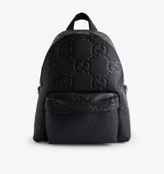 Большой кожаный рюкзак с монограммой gg Gucci, мультиколор