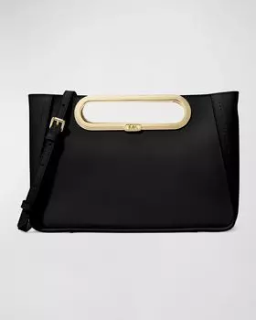 Большой кожаный трансформируемый клатч Chelsea MICHAEL Michael Kors, цвет Black