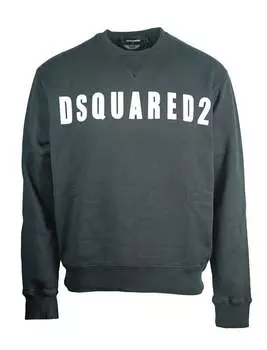 Большой логотип на свитере Dsquared2, черный