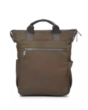 Большой многопозиционный женский рюкзак Shine цвета хаки Kcb