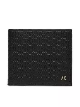 Большой мужской кошелек Armani Exchange, черный