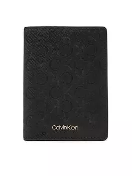 Большой мужской кошелек Ck Must Mono Bifold 7cc W/Coi K50K512686 Calvin Klein, черный