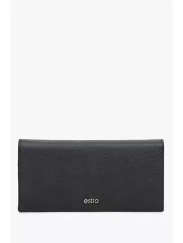 Большой мужской кошелек Estro, черный