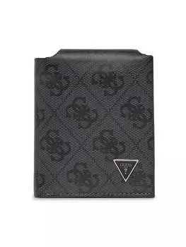 Большой мужской кошелек Guess, черный