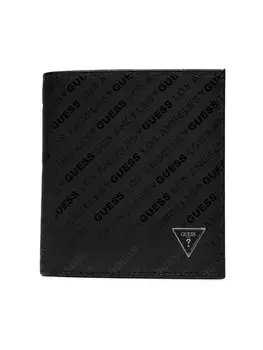 Большой мужской кошелек Guess, черный