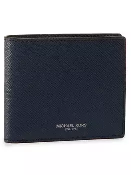 Большой мужской кошелек Michael Kors, синий