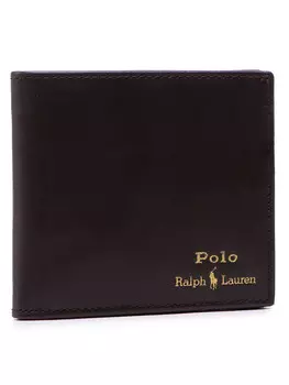 Большой мужской кошелек Polo Ralph Lauren Mpolo CO D2 405803865001, коричневый