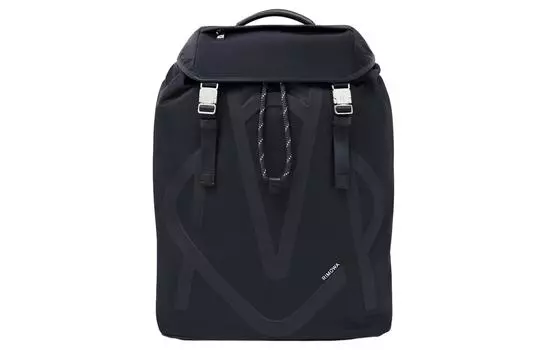 Большой мужской рюкзак из переработанного нейлона с кожей, цвет морской волны RIMOWA, Basic Set (Bag+Dust Bag)