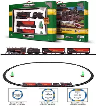 Большой Набор Поезда 22 El Звуковая Путь Аккумулятор Для Поезда Ciuciubabka