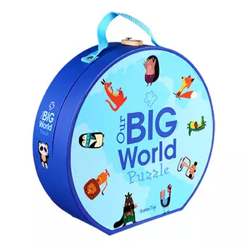 Большой напольный пазл «Большой мир», 200 деталей. Barbo Toys