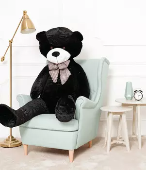 Большой плюшевый мишка Gustaw Teddy Bear Classico 160 см, черный Mi Gustaw