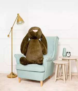 Большой плюшевый мишка Кролик Фигу, приятный талисман 120 см, оливковый Mi Gustaw