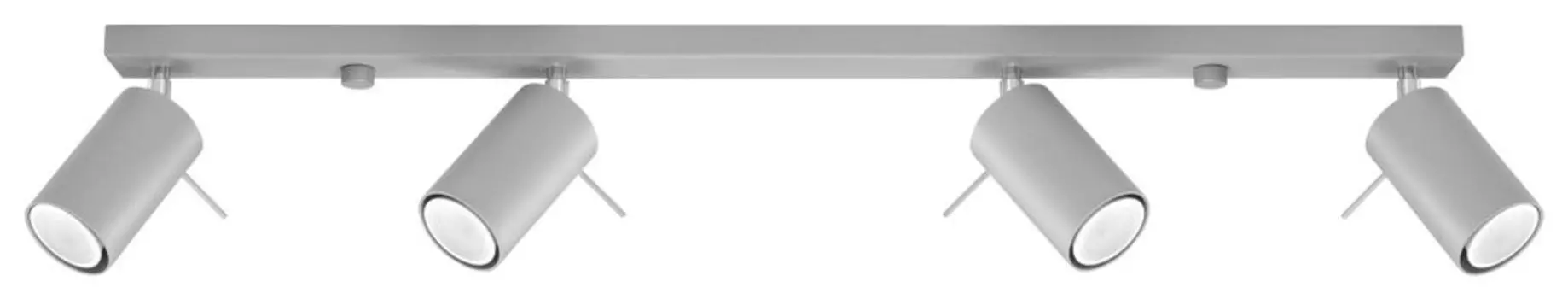 Большой потолочный точечный светильник ETNA длиной 80 см, 4x GU10, универсальный металлический потолочный светильник для гостиной, кабинета Licht-Erlebnisse