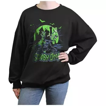 Большой пуловер с рисунком Scooby-Doo Scary Night для юниоров Licensed Character, черный