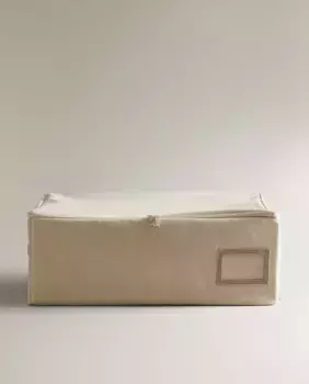 Большой ящик-органайзер для гардероба Zara Home, экрю