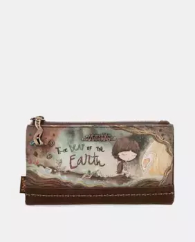 Большой разноцветный кошелек Anekke Core, мультиколор