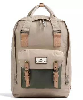 Большой рюкзак Jungle macaroon, 15 дюймов из переработанного нейлона Doughnut, бежевый