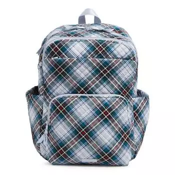 Большой рюкзак Outlet Cotton Essential Vera Bradley, цвет Snowy Plaid