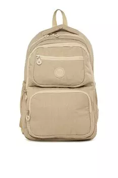 Большой рюкзак-парашют с карманами для сидения Bagmori, экрю