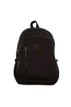 Большой рюкзак с несколькими молниями и карманами. Bagmori, черный