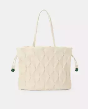 Большой шоппер с собранными деталями Jo & Mr. Joe, цвет Crudo