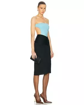 Большой складной кошелек Calypso Saint Laurent, цвет Noir