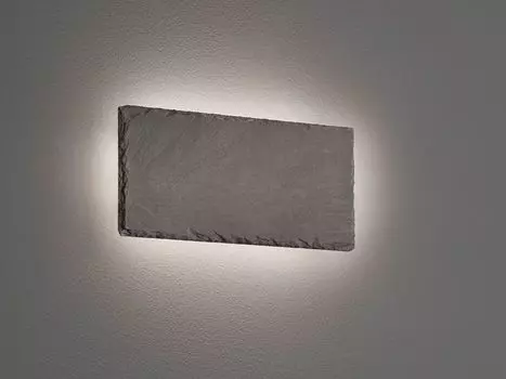 Большой светодиодный настенный светильник для непрямого освещения прихожей, шиферная лампа на лестнице TRIO, черный