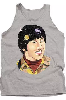 Большой взрыв Теория Howard Space взрослый топ-майка Gildan, цвет athletic heather