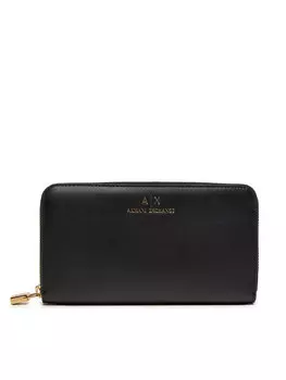 Большой женский кошелек Armani Exchange, черный