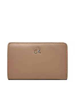 Большой женский кошелек Ck Daily Medium Bifold_Pbl K60K613075 Calvin Klein, бежевый