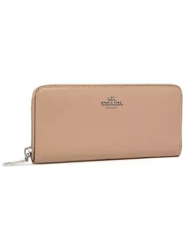 Большой женский кошелек Coach, бежевый