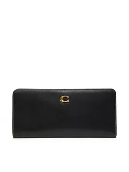Большой женский кошелек Coach, черный