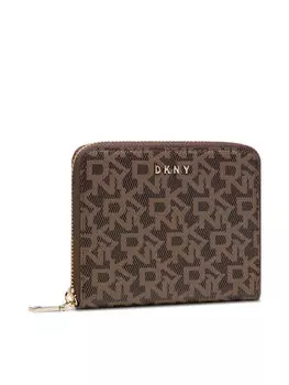 Большой женский кошелек Dkny, коричневый