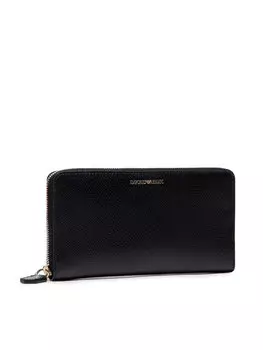 Большой женский кошелек Emporio Armani, черный