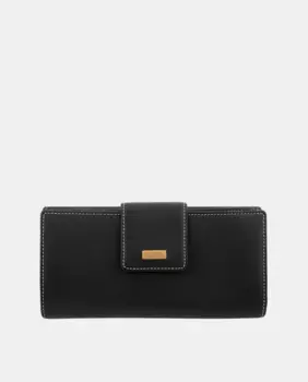 Большой женский кошелек из коровьей кожи El Potro, черный