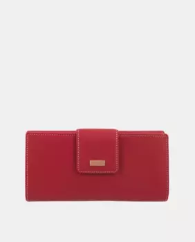 Большой женский кошелек из коровьей кожи El Potro, красный