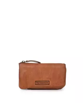 Большой женский кошелек из мытой кожи THB Globe The Bagging Co, коричневый