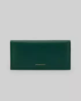 Большой женский кошелек из ответственной кожи Adolfo Dominguez, зеленый