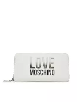 Большой женский кошелек JC5730PP0MKD0100 Love Moschino, белый