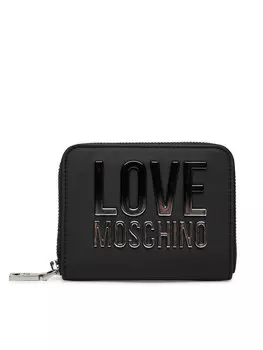 Большой женский кошелек JC5732PP0MKD000B Love Moschino, черный